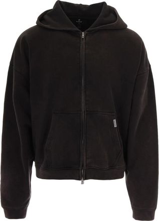 Represent Felpa Initial Boxy Zip - Heren - Vesten met rits - Zwart - M - Hoodies & sweatvesten