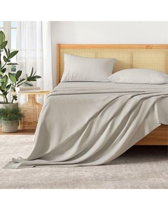 Patina Vie Maison Pre-Washed Ultra-Soft Solid Bed Sheet Set
