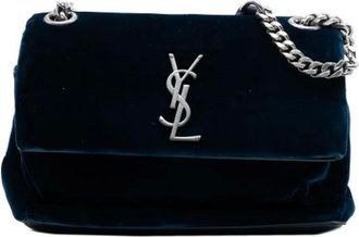 Saint Laurent Pre-owned Shoulder Bags, female, Blue, Size: ONE SIZE Pre-owned The West Hollywood Shoulder Bag