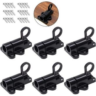 OEM Set Con 6 Federbelasteten T&uuml;rschl&ouml;ssern, Automatische Schl&ouml;sser F&uuml;r Window, Schr&auml;nke Und Gartentor - Crezuo