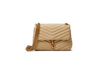 Rebecca Minkoff Edie Crossbody (Latte) Cross Body Handbags