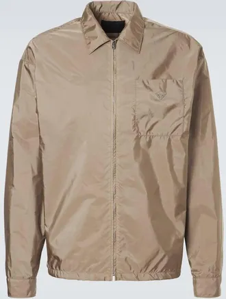 Prada Re-Nylon zip-up shirt