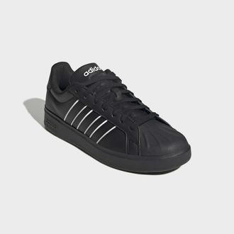 adidas Sneaker ADIDAS SPORTSWEAR STREETTALK, Herren, Gr. 42,5, core schwarz, core schwarz, carbon, Synthetik, Schuhe Sneaker, inspiriert vom Design des adida