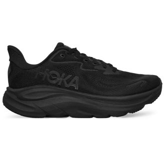 Hoka One One Hoka Clifton 10 Textile Mens Running Trainers - Black Black - Size:UK 10.5