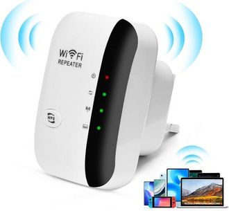 OEM Repetidor Wlan Wi-fi Booster De Hasta 300 Mbit/s - F&aacute;cil Instalaci&oacute;n Y Cobertura Total De Hasta 200 M&sup2;