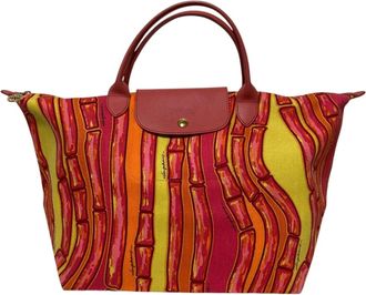 Longchamp Pink Tote Bag (Pre-Owned)