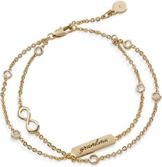 Alex and Ani Grandma Infinity Chain Bracelet, Adjustable in Gold at Nordstrom