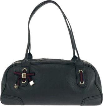 Gucci Pre-owned Handbags, female, Black, Size: ONE SIZE Pre-owned Vintage Handbag