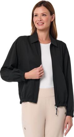 Coolibar Womens Travel Jacket - UPF 50+ Sun Protection - Destin in Black at Nordstrom, Size Small
