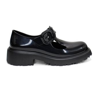 Melissa Womens Jackie Curvy Moccasin In Black