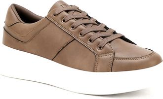 Unze Men Drury Classic Lace Up Trainers UK Size 6-11 Khaki