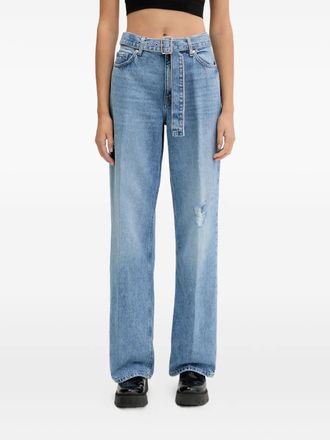 HUGO BOSS Jeans con cintura - Blu