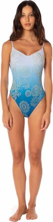 Maaji Cheeky Cut Classic Reversible One Piece In Vine Whimsy Frosted