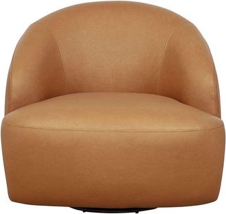 Manhattan Comfort Lukas Upholstered Swivel Accent Chair
