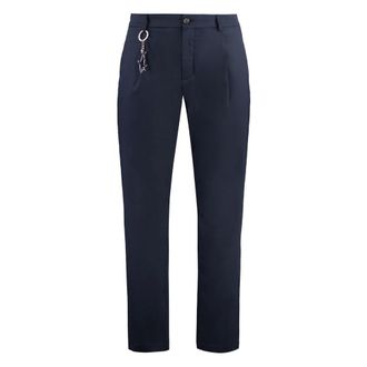 Paul & Shark Slim-fit Trousers, male, Blue, XL, Cotton Trousers