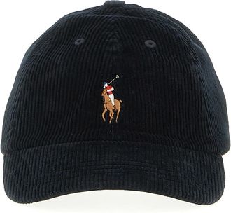 Polo Ralph Lauren Classic Sport Cap Corduroy - Heren - Petten - Zwart - ONE Size - Katoen - Accessoires
