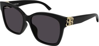 Balenciaga Sunglasses, unisex, Black, Size: 57 MM Bb0102Sa Sunglasses