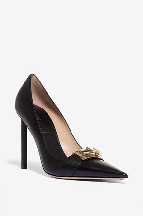 Tom Ford Pumps aus genarbtem Leder Latch 105