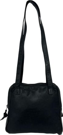 Loewe Black Leather Shoulder Bag Tote Bag (Pre-Owned)