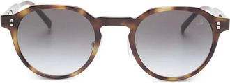 Dunhill Zonnebril met rond montuur - Bruin