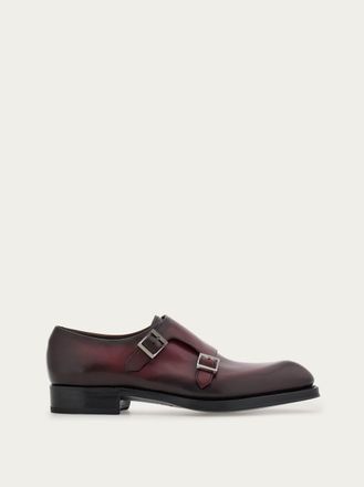 Ferragamo Uomo Double monkstrap Tramezza Rosso Taglia 41.5