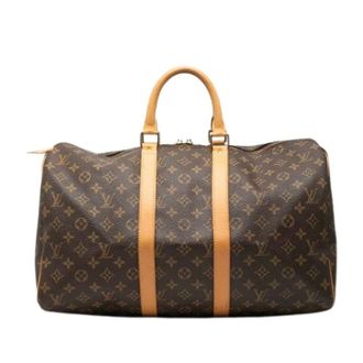 Louis Vuitton Pre-owned Weekend Bags, female, Brown, Size: ONE SIZE Pre-owned Keepall 45
