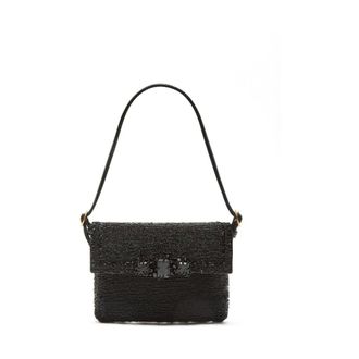 Maliparmi Shoulder Bags, female, Black, Size: ONE SIZE Iconic Beads Small Shoulder Bag