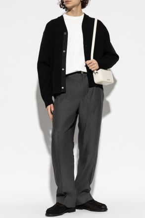 Jacquemus Striped Pattern Trousers, Mens, Grey