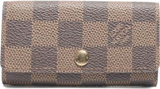 Louis Vuitton 2004 Damier Ebène key case - Bruin
