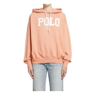Polo Ralph Lauren Hoodies - Dames - Hoodies - Oranje - L - Hoodies & sweatvesten