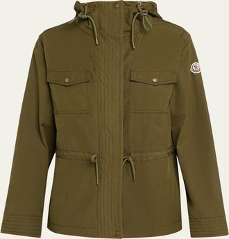Moncler Serin Hooded Cotton-Blend Parka