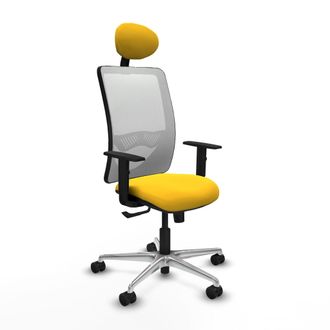 Piqueras y Crespo Silla De Oficina Piqueras Y Crespo Zulema Blanco Malla Y Cuero