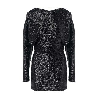 Pinko Party Dresses, female, Black, S, Sequin Party Dress