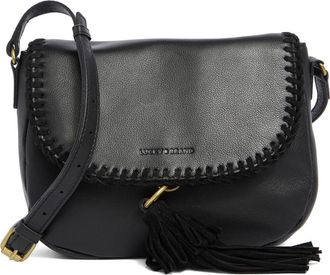 Lucky Brand Vall Crossbody Bag in Black Goat Suede at Nordstrom Rack
