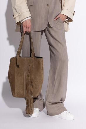 Golden Goose Suede Shopper Bag, Womens, Brown