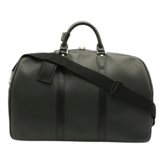 Louis Vuitton Pre-owned Taiga Boston Bag - unisex - Louis Vuitton Vintage - Vintage Weekend Bags - Black - ONE SIZE - Pre-owned