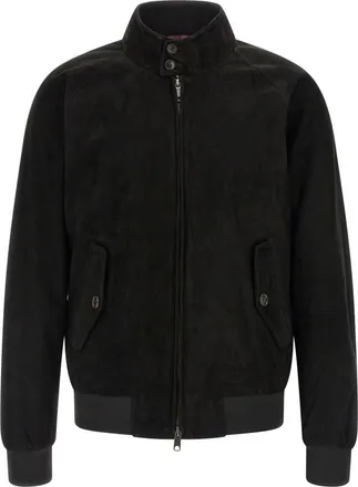 Baracuta Black Mock Collar Jackets