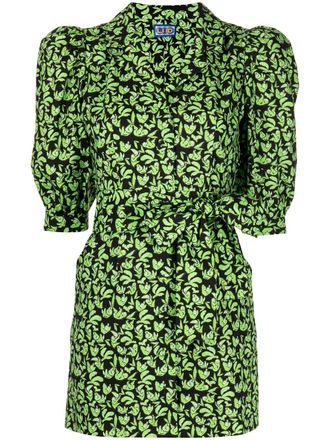 LHD Casitas sloth-print dress - Green