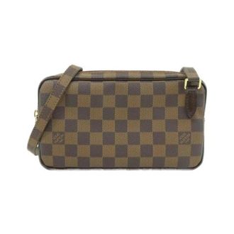 Louis Vuitton Pre-owned Canvas Shoulder Bag - Dames - Pre-owned - Bruin - Maat: ONE Size Leer