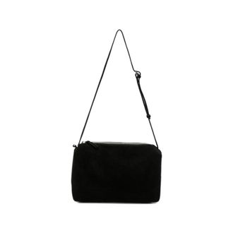 Low Classic Suede Shoulder Bag