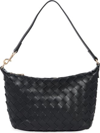Urban Expression Faux Leather Woven Crossbody Bag in Black at Nordstrom Rack