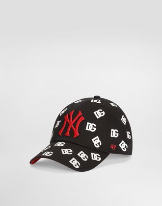 Dolce & Gabbana X 47 New York Yankees Logo-print Baseball Cap - Man Hats And Gloves Multi-colored Onesize