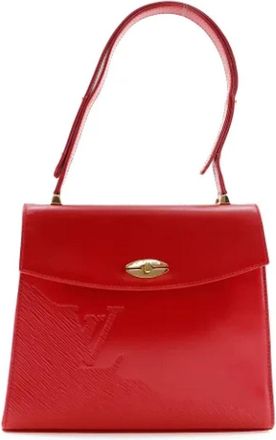 Louis Vuitton Tweedehands leren Louis Vuitton tassen - Dames - Vintage Handtas - Rood - ONE Size - Leer - Vintage