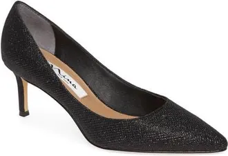 Nina 60 Pointed Toe Pump in Black at Nordstrom, Size 5.5