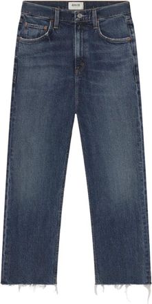 A Gold E Jeans, Dames, Blauw, W25, Denim, Denim jeans met relaxte pasvorm