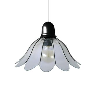 Tosel Suspensi&oacute;n vidrio negro D21 cm