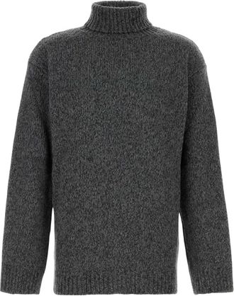 Our Legacy Popover Turtleneck - Heren - Coltruien - Grijs - L - Wol - Truien & Vesten