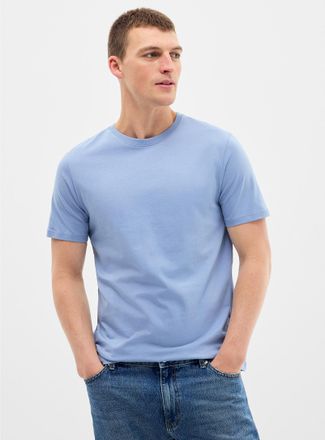 Le 31 Mens Colourful 100% organic cotton crew-neck T-shirt Standard fit