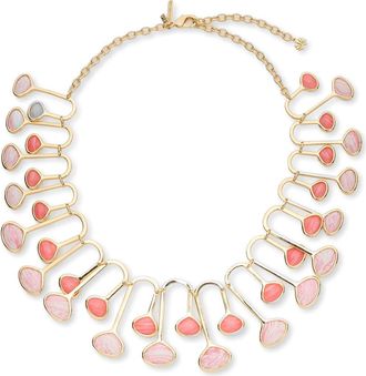 Lele Sadoughi Flamingo Collar Necklace in Coral/Pink at Nordstrom