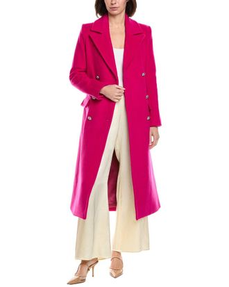 L'agence LAgence Olina Long Wool-Blend Coat